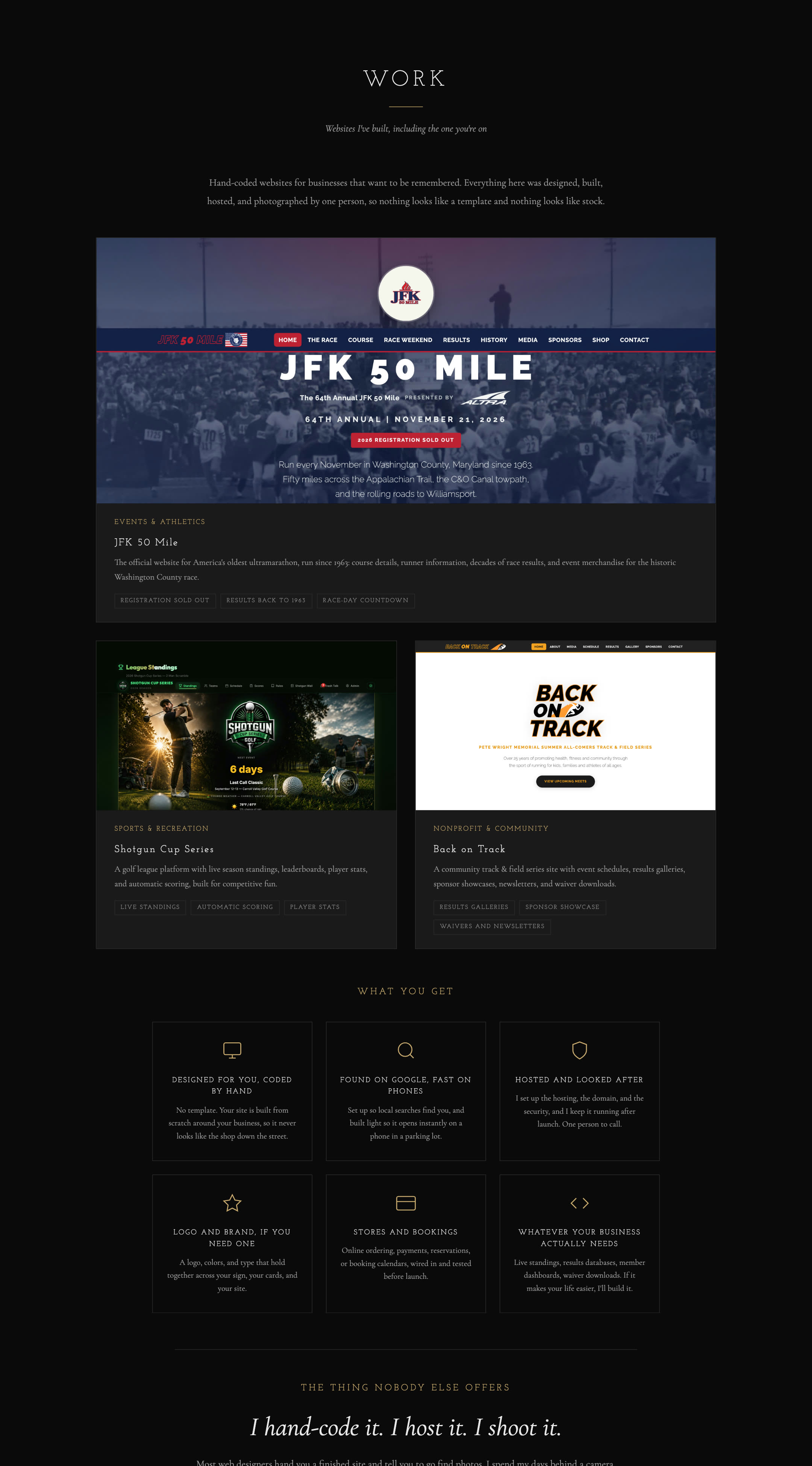 The Perkins Production website